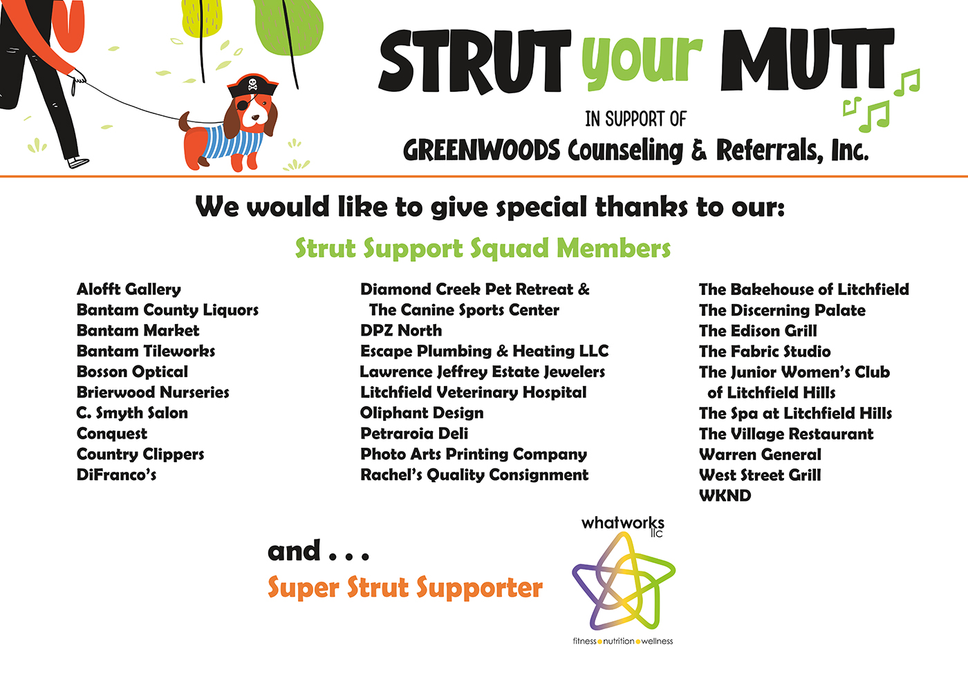 Strut Your Mutt Support Poster