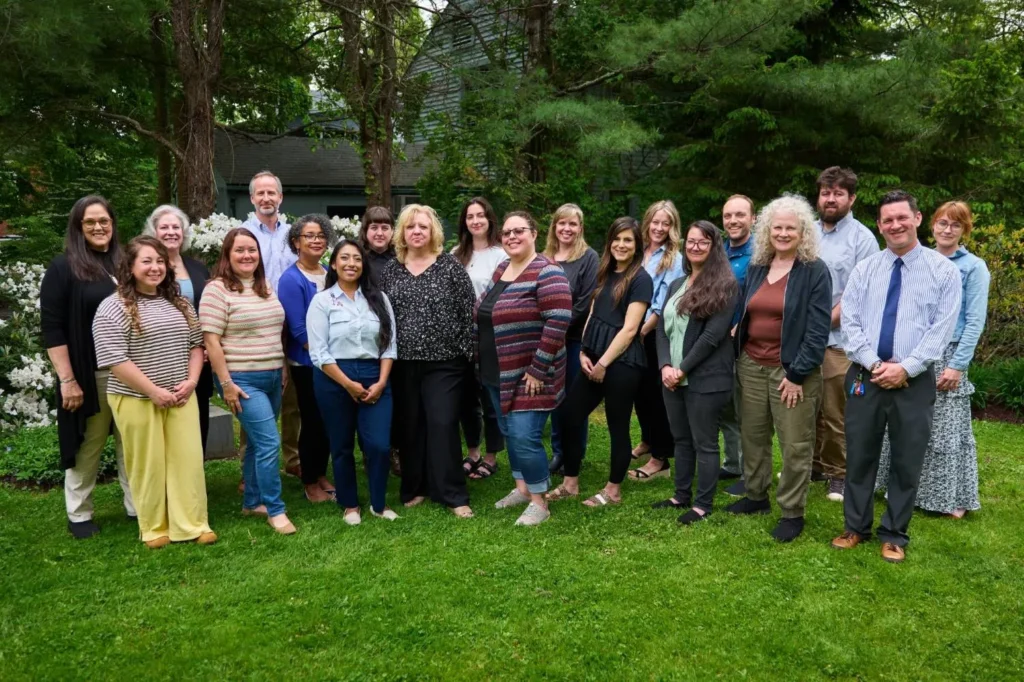 Greenwoods Counseling & Referrals staff group photo outdoors